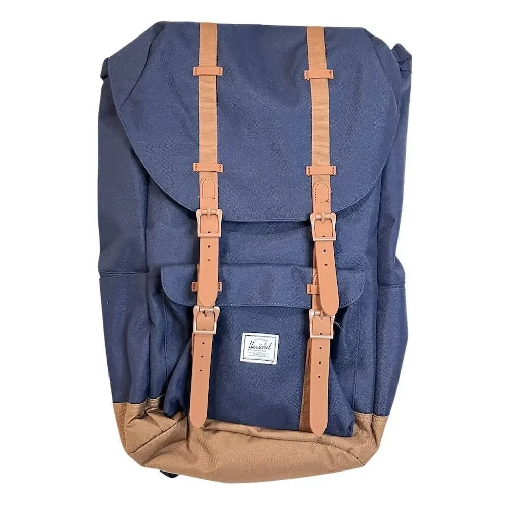 Herschel Little America Eco Collection Outdoor Backpack Blue School Unisex